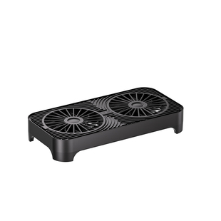 华顾家用光猫路由器/迷你主机双14CM散热风扇5V散热器USB散热底座