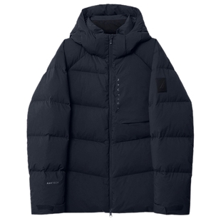 NAUTICA/诺帝卡男装冬季防轻泼水休闲保暖带帽羽绒服外套JM3420