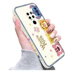 适用华为mate20手机壳mate20x新款mate20pro液态硅胶HUAWEI卡通20X高级感Mate20防摔PRO全包防摔魅特女保护套