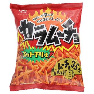 3包包邮现货日本本土湖池屋阿婆香辣薯条大包97g进口店主推荐