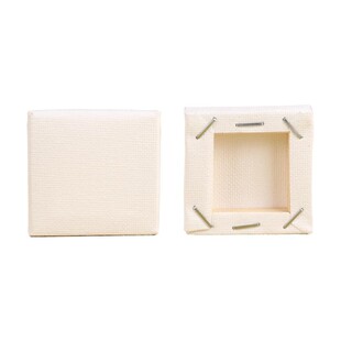 超迷你油画框画架套装5x5cm小画框迷你空白画布画框儿童手绘涂鸦