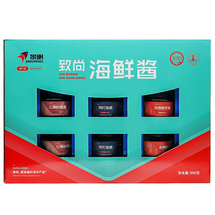 景明致尚海鲜酱  即食鲜虾酱 狗刚鱼酱 即食鲜虾酱 *6瓶