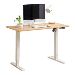 山业轻音电动升降桌站立桌办公家用电脑桌小户型书桌升降台学生桌