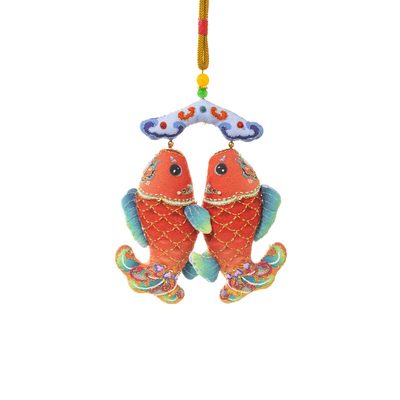 手工香囊金蟾平安符汽车挂饰