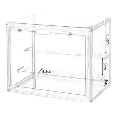 RMAX盲盒收纳盒手办亚克力透明展示架泡泡玛特labubu展柜乐高摆柜
