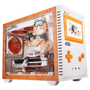 COLORFIRE旗舰店七彩虹RTX5060电脑主机橘猫全家桶i5 14400F组装台式机14600KF游戏245kf橘影橙diy兼容整机