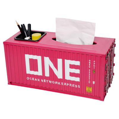 美式复古手工铁艺货柜装饰模型