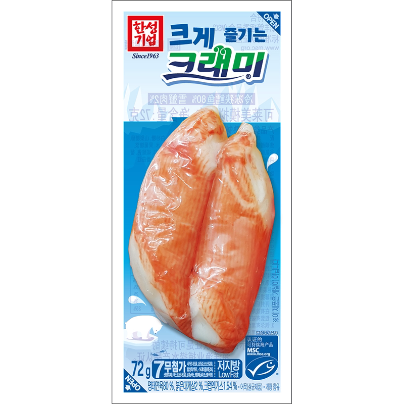 可莱美韩国进口模拟蟹肉棒