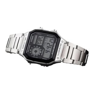 男款手表卡西欧学生手表复古潮流casio小方块防水表AE-1200WHD-1A