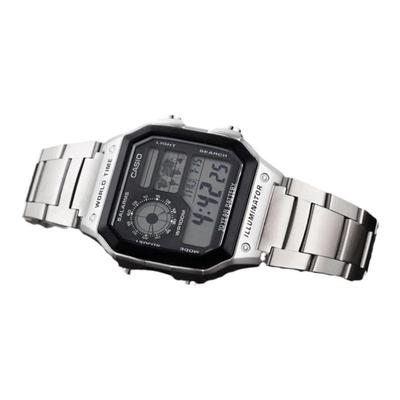 男款手表卡西欧学生手表复古潮流casio小方块防水表AE-1200WHD-1A