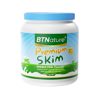 新西兰原装进口脱脂牛奶粉无蔗糖脂肪低脂贝特恩蓝一号官方旗舰店