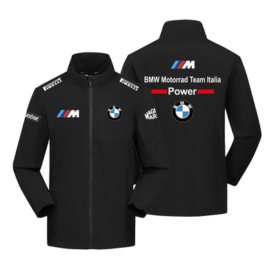 宝摩马托重机车三合一立领冲锋衣