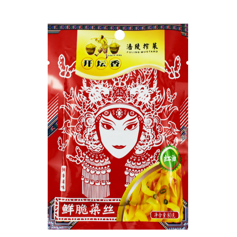 涪陵榨菜开坛香菜芯80克