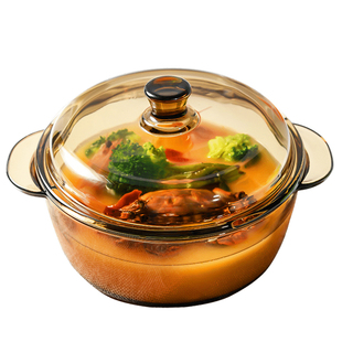 带盖玻璃碗微波炉加热专用器皿盘耐高温家用盆大号汤碗蛋羹蒸蛋碗