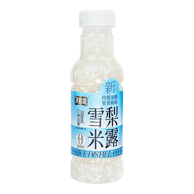 天鲜美雪梨米露饮料整箱15瓶