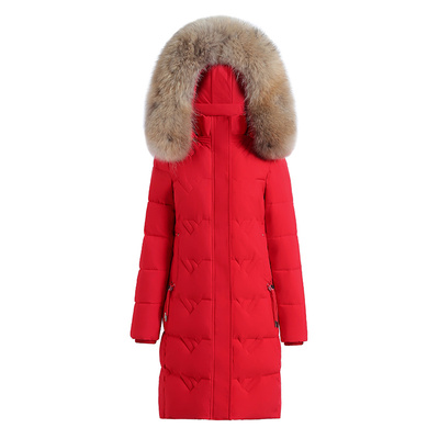 白鸭绒品牌中长款羽绒服