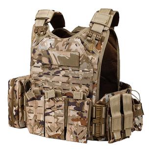 高显勤务100D战术背心轻量化马甲激光切割快拆防撕耐磨可拆卸背心