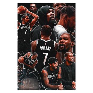 凯文杜兰特太阳队篮球海报 壁纸墙贴宿舍装饰篮球馆篮网队定制