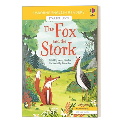 英文原版 English Readers Starter Level 1 The Fox and the Stork 分级阅读入门级 狐狸和鹳 英文版 进口英语原版书籍