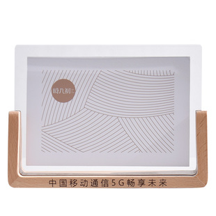 定制照片实木刻字相框摆台亚克力展示画框简约照片框5寸6寸7寸8寸