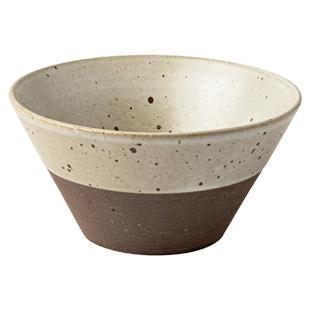 巷子尾〖古色古香〗手工粗陶6英寸碗早餐碗日式汤面碗怀旧拌饭碗