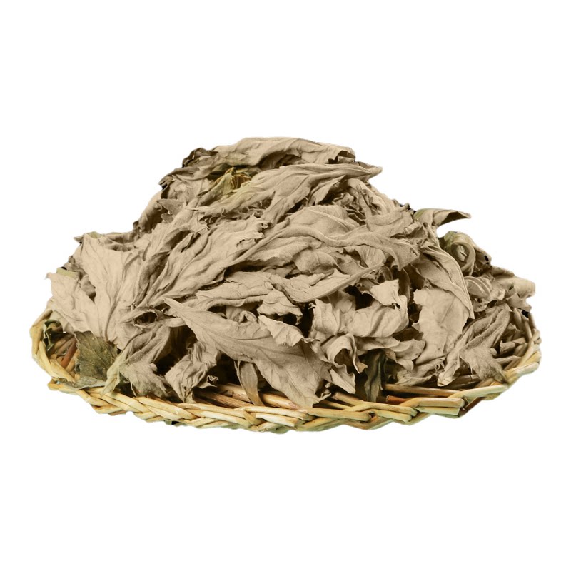 三年陈艾叶晒干的老艾草叶中药材