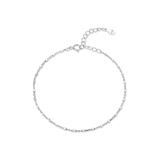 MODIAN摩典S925纯银小众设计豆豆链手链女简约细款百搭冷淡风手饰