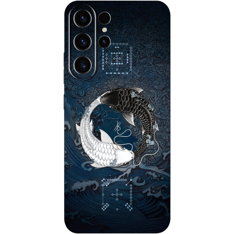 适用三星S24手机壳Galaxy S24Ultra全包防摔S24+保护套S23+硅胶软壳S24FE中国风浮雕S23Ult