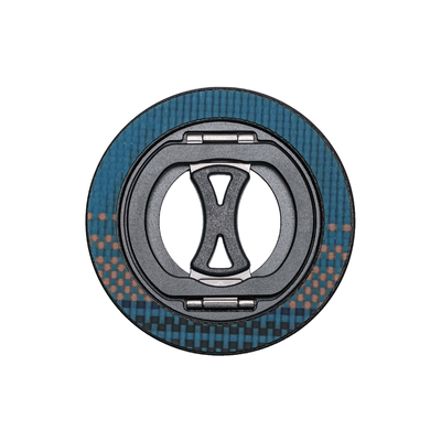 三段式凯夫拉碳纤维磁吸指环手机支架适用苹果安卓360°旋转男女