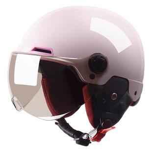 3C认证国标野马头盔女电动车四季通用安全帽摩托车夏季电瓶车半盔