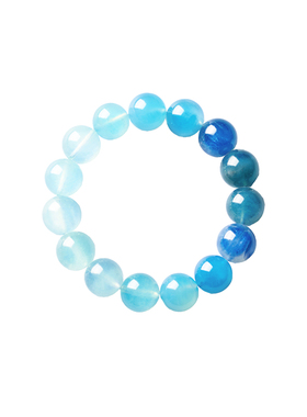 母亲节礼物天然海蓝宝手链