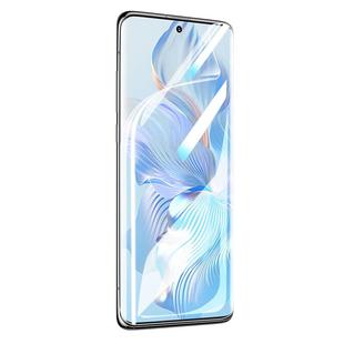 适用荣耀80手机膜华为honor400/70钢化90/100水凝膜60se300曲屏80gt直屏版50pro200magic7新款30曲面x50软x40