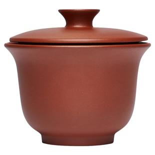 宜兴紫砂盖碗茶杯三才杯带盖单个高档2025新款功夫茶具手抓敬茶碗