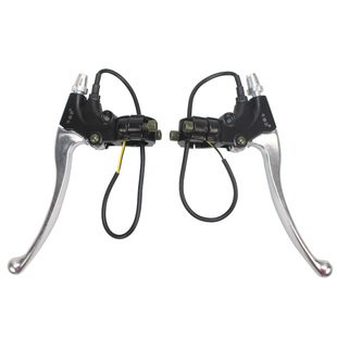 卡伯尔电动车刹车把加长型闸把全铝带6mm反光镜安装孔常开型断电