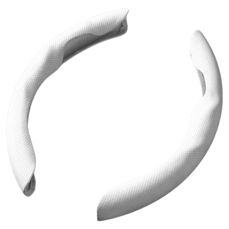 新款NAPPA纹汽车方向盘套四季防滑高级感轻薄耐用透气翻毛车把套