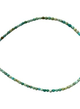 小众设计天然绿松石极细手链女生