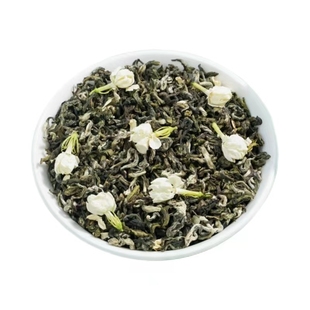 特级茉莉花茶横县飘雪花茶茶叶浓香型茉莉茗香飘雪新茶500g