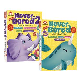 Evan-Moor My First Never Bored Giant Activity Book 智趣满分 益智启蒙游戏书 加州教辅 早教启蒙 英文原版进口图书