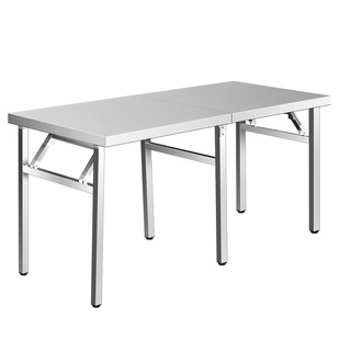 不锈钢折叠户外摆摊急用出租屋学习桌夜市商用家用