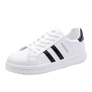 2026新款春季百搭小白鞋子女贝壳头学生春秋运动休闲板鞋平底女鞋