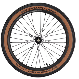 正品世文Schwalbe20寸小布折叠自行车车胎G line土坡胎棕边外胎