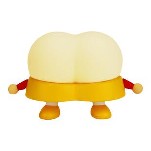 蜡笔小新夜灯床用硅胶拍拍灯可捏微亮超暗护眼玩手机USB接口搞怪