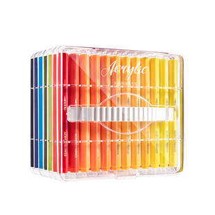 丙烯马克笔软头小学生美术专用彩色笔画画笔儿童笔芯颜色高颜值小学生专用涂鸦笔美术绘画笔闪光马克水彩笔