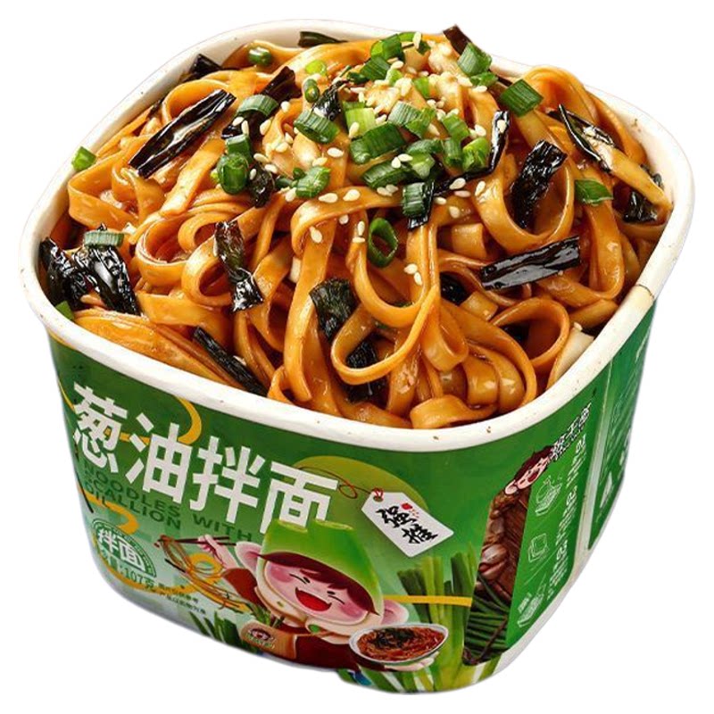 班干部韩式年糕火鸡面盒装葱油拌冲泡方便面/拉面/面