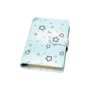 薄巧星星a6活页本少女笔记本韩系ins风本子高颜值手账本记事本