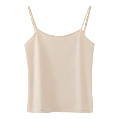 女士棉质红豆莫代尔美背背心