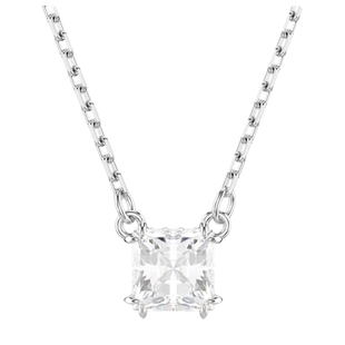 施华洛世奇Stilla Attract链坠方形切割优雅项链锁骨链吊坠送礼物