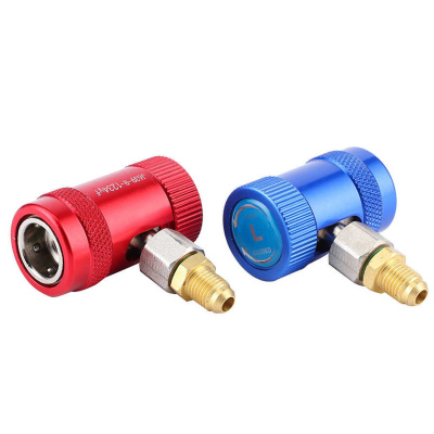 汽车空调加氟快速1234yf冷媒接头