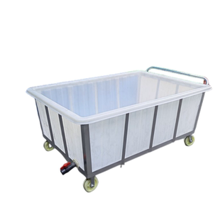 装水推车间周转推车服装厂推布车内胆落布车塑料箱推车带轮饲料车