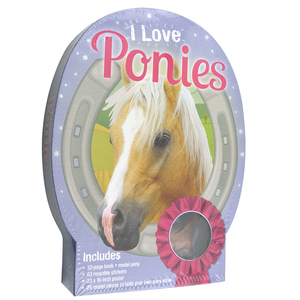 【现货】I Love Ponies 我喜欢：小马 儿童游戏套装 英文原版亲子互动适合3-6岁